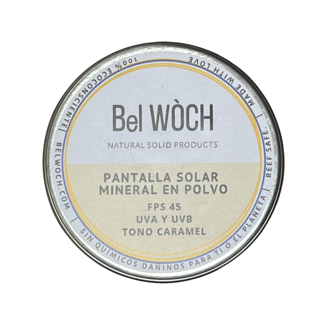 PANTALLA SOLAR MINERAL EN POLVO - MINERAL POWDER SUNSCREEN