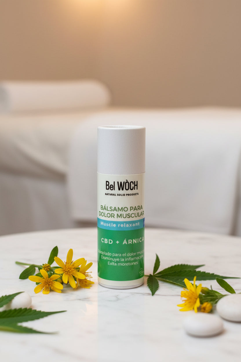 Bálsamo CBD — Alivio natural para golpes, tensión muscular y dolores localizados