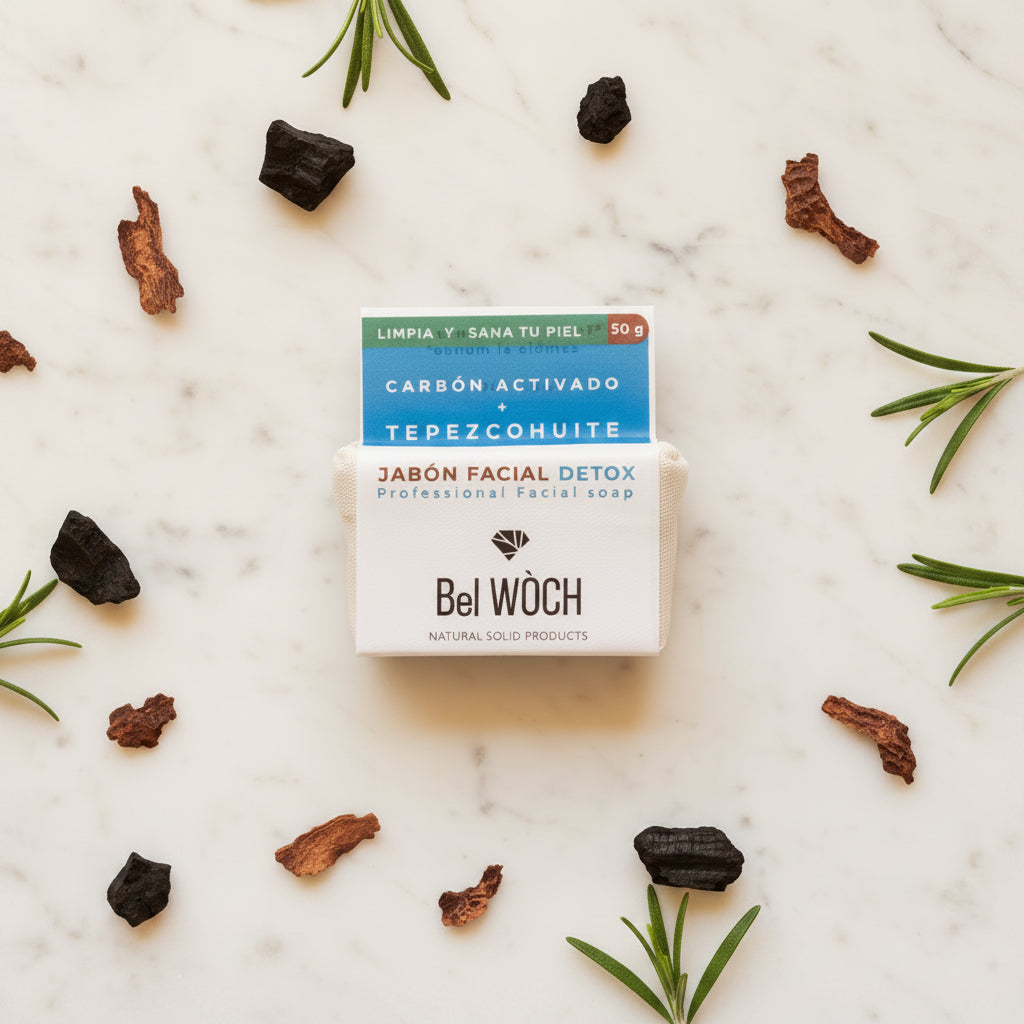 Jabón Facial DETOX — Pureza Profunda & Piel sana y renovada