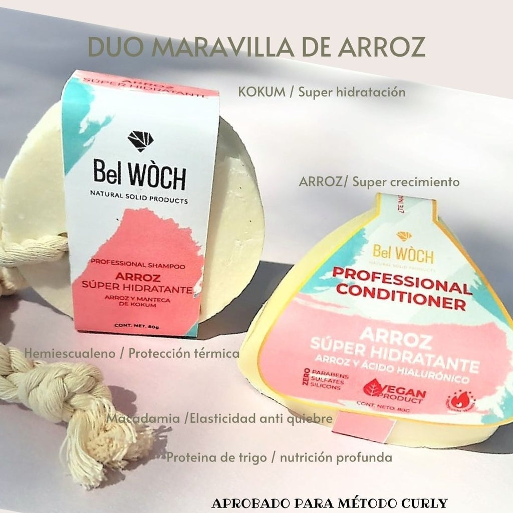 DUO DE ARROZ - Shampoo & Acondicionador