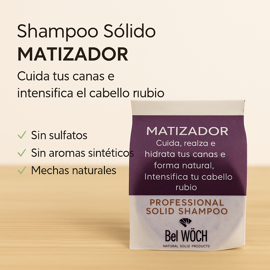 Shampoo Matizador Rubio — Ilumina el Tono & Elimina el Amarillo