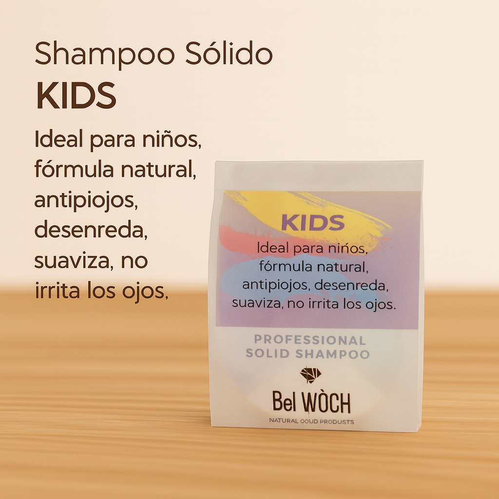 Shampoo Sólido Kids — Suave, Natural & Sin Lágrimas