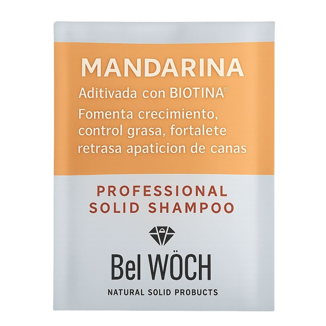 Shampoo Mandarina & Biotina — Previene la caída con vitaminas de alta concentración