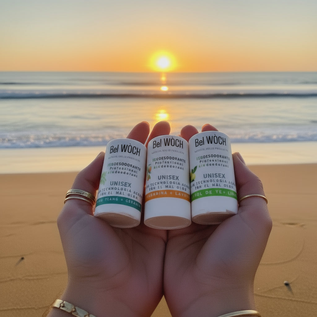 Todas nuestros desodorantes son recargables, elige un aroma o prueba todos.