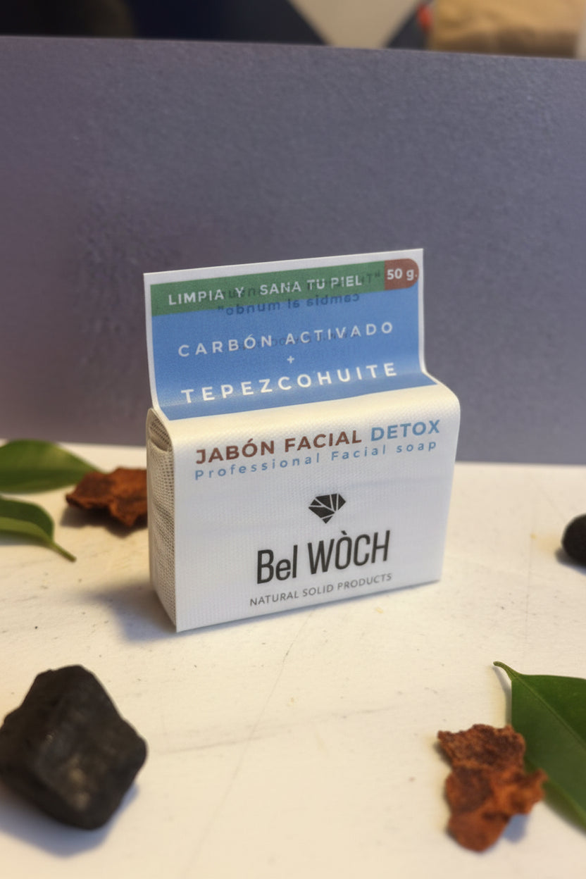 Jabón Facial DETOX — Pureza Profunda & Piel sana y renovada